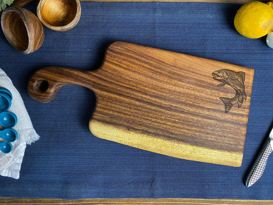 Small Live Edge Handled Board