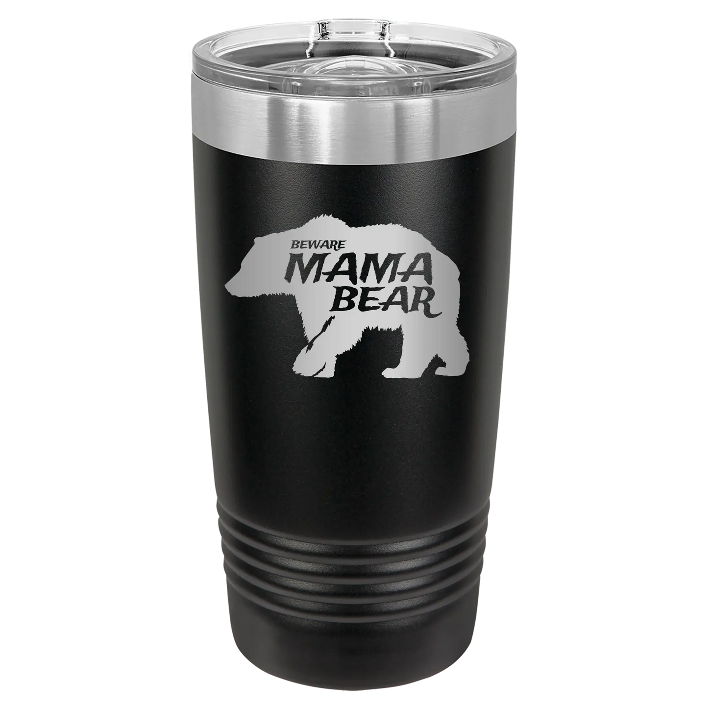 Beware Mama Bear 20 oz Tumbler | Black