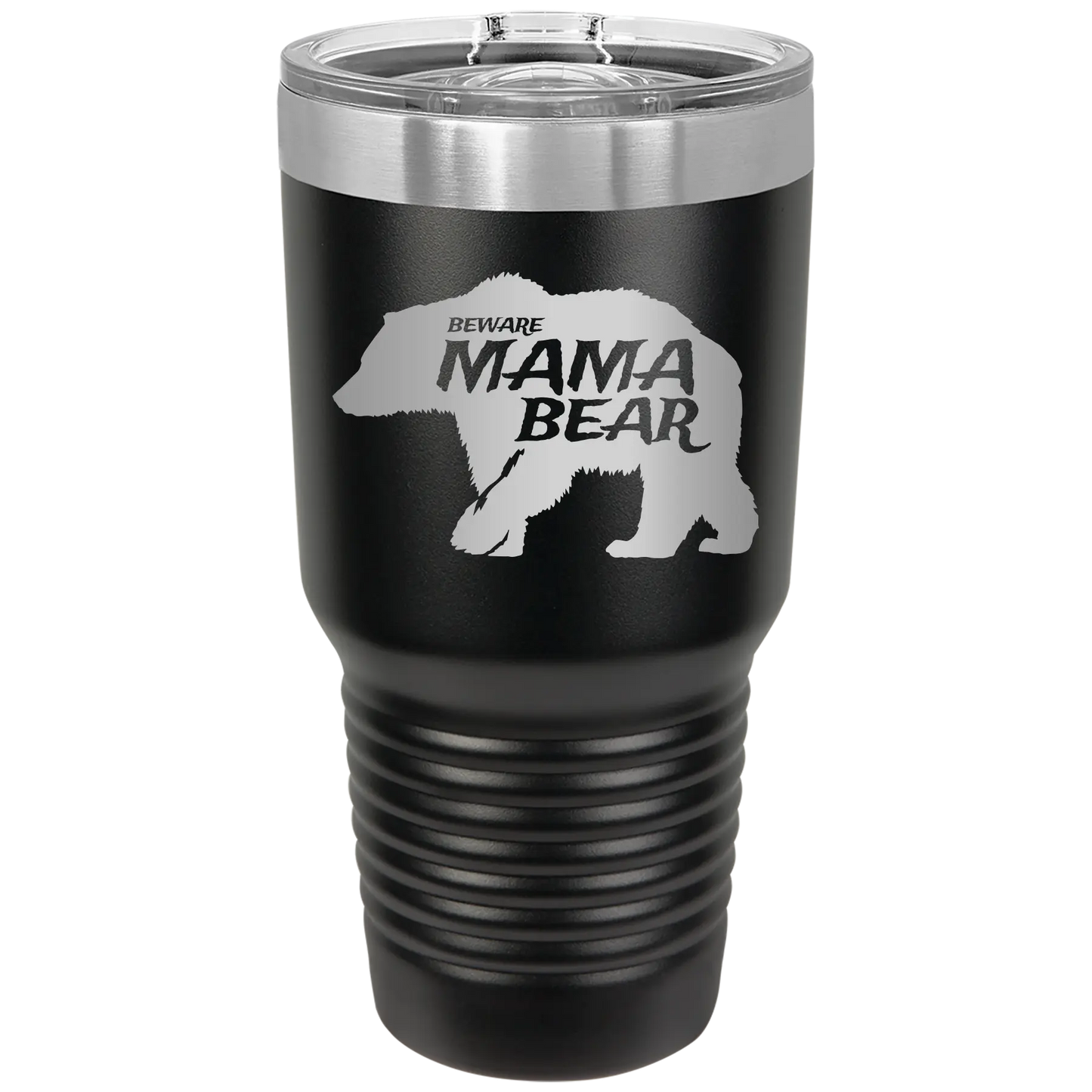 Beware Mama Bear 30 oz Tumbler | Black