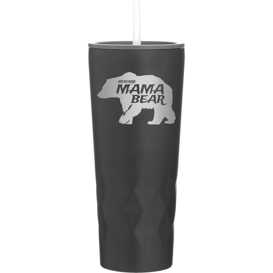 Beware Mama Bear 20.9 oz Tumbler | Black