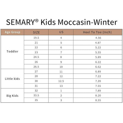 New Semary Toddler Boys Size 8 Brown Faux Suede Moccasin Memory Foam Slippers