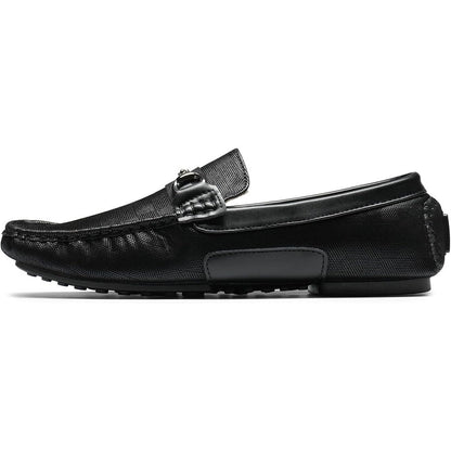 New Bruno Marc Mens 10 Black Driving Penny Loafers Casual SlipOn Moccasins Shoes