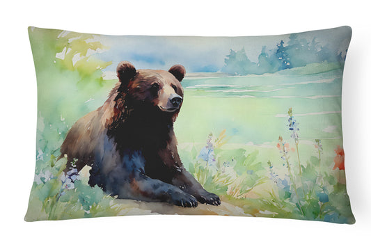 American Black Bear Throw Pillow DAC2875PW1216