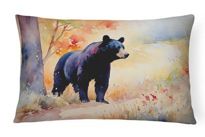 American Black Bear Throw Pillow DAC2876PW1216