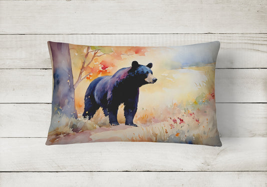 American Black Bear Throw Pillow DAC2876PW1216