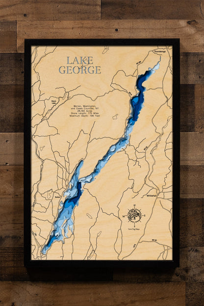 Lake George in Warren and Essex Counties, New York