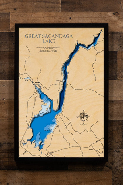 Great Sacandaga Lake in New York