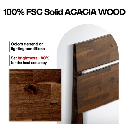 Aurora Solid Wood Bed Frame