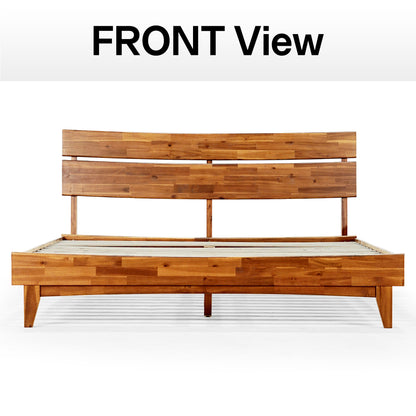 Aurora Solid Wood Bed Frame