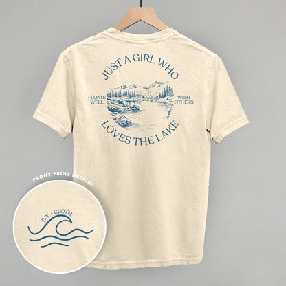 Just A Girl Who Loves The Lake (Back Print)