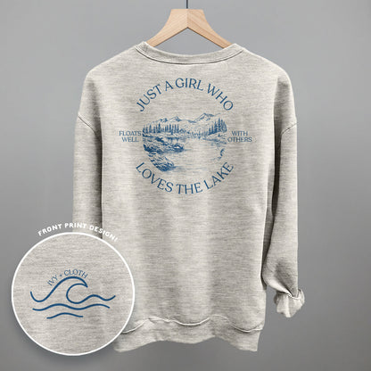 Just A Girl Who Loves The Lake (Back Print)