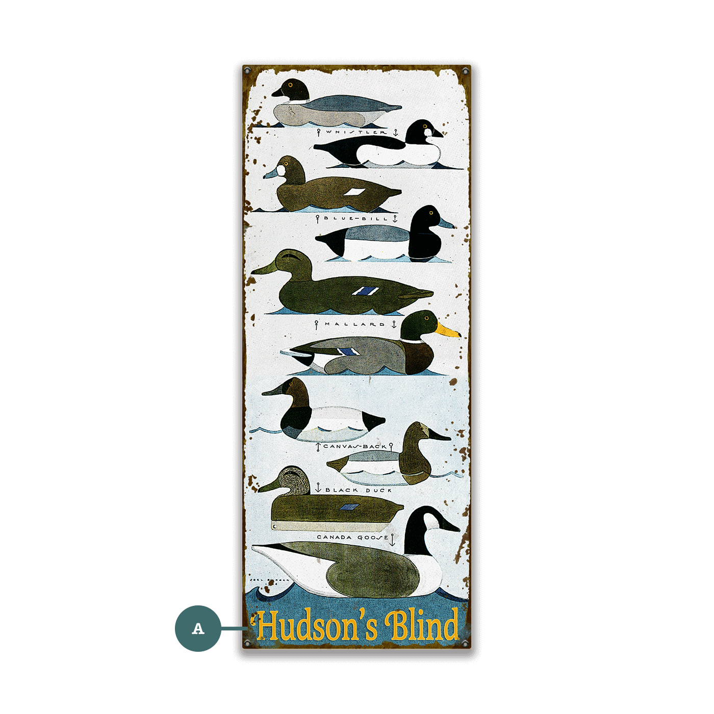 Duck Decoy - Wood & Metal Wall Art