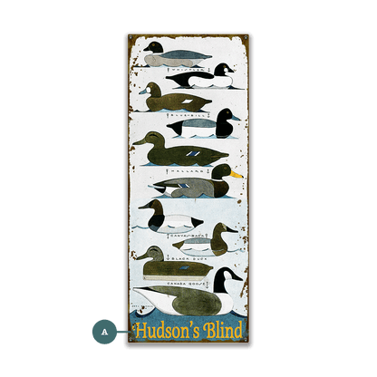 Duck Decoy - Wood & Metal Wall Art