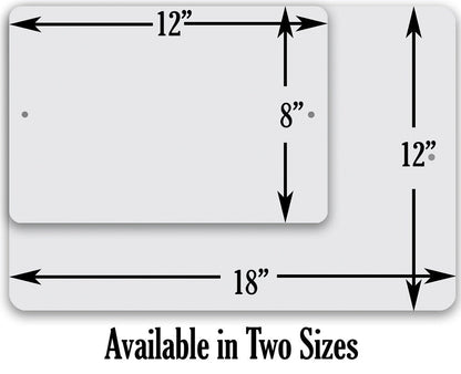 Camo Flag Hunting - Metal Sign