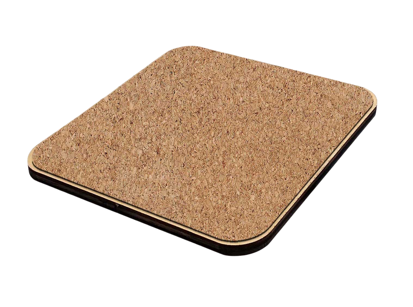 Black Bear Wooden Cork Coasters Gift Set of 4 by Nature Wonders Nature Wildlife Decor  - 95398C-S4