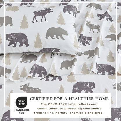 Lodge Printed Sheet Set - Mountain Ridge Collection