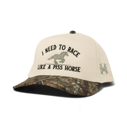 Race Like A Piss Horse Snapback Hat