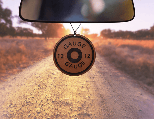 Shotgun Shell Leather Car Freshener