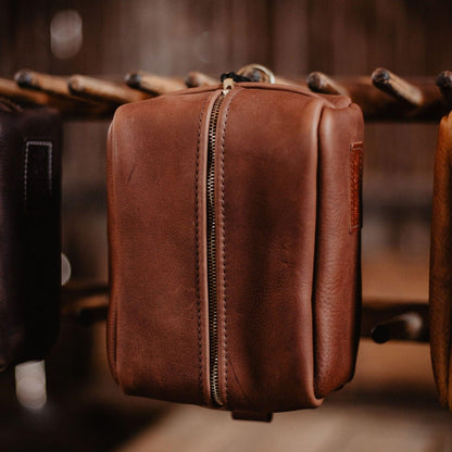 Leather Dopp Kit - USA Made
