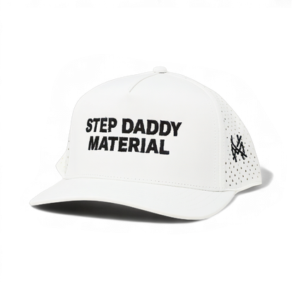 Step Daddy Material Snapback Hat