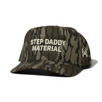 Step Daddy Material Snapback Hat